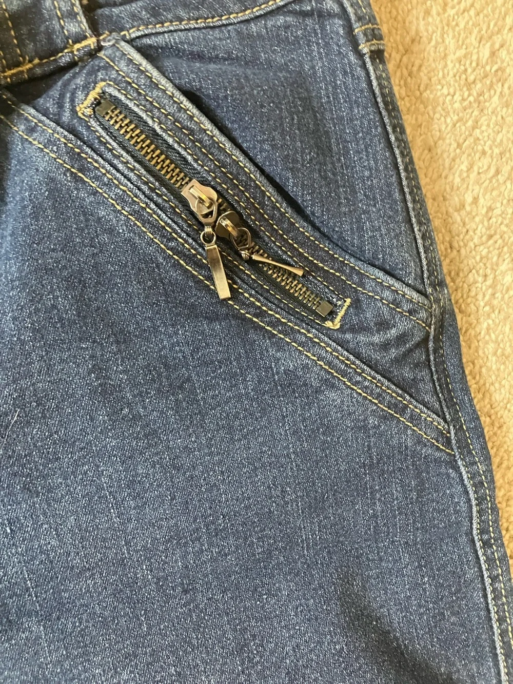 Baccini Dark Blue Denim Jean Shorts